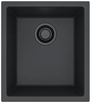 Фото товара: ALVEUS OMNI 10 GRANITAL DEEP BLACK-G90 BE, мойка, гранит, темно-черный (в комп. с сифоном 1148151)