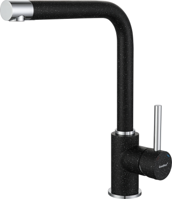 Детальное фото товара: GranFest 3651, смеситель, мрамор, черный