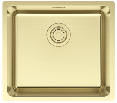 Paulmark YUNI 49 UNI, мойка, нержавеющая сталь, светлое золото
