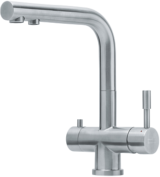 Фото товара: Franke Atlas Clear water, смеситель, нержавеющая сталь