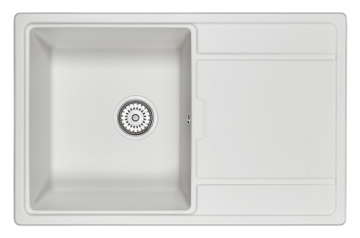 GRANULA 7804 мойка, гранит, арктик (белый)