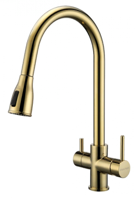 Детальное фото товара: Paulmark LANGE, смеситель, золото