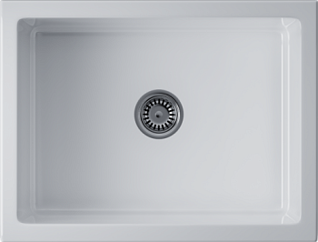 Фото товара: Omoikiri Mikura 61-WH Glossy, мойка, керамика, белый глянцевый