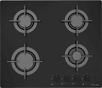 Фото товара: Monsher MGG 64 Noir газовая поверхность