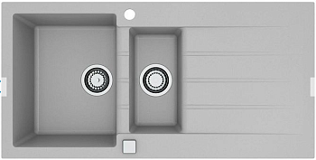 Фото товара: ALVEUS GRANITAL CADIT 80 G81 CONCRETE, мойка, гранит, бетон (в комплекте с сифоном 1132822)