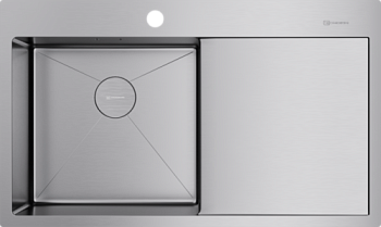 Фото товара: Omoikiri Akisame 86-IN-L, мойка, нержавеющая сталь, чаша слева