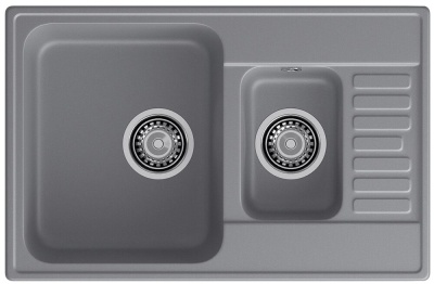 LEX St. Moritz 740 Deep Grey, мойка, гранит
