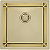 Фото товара: ALVEUS QUADRIX MONARCH 30 GOLD, мойка, нержавеющая сталь, золото (в комплекте с выпуском без сифона)