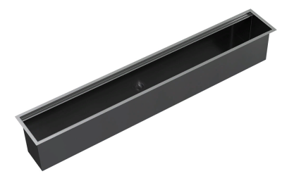 Детальное фото товара: Omoikiri DRY-01-GM, сушка для посуды, вороненая сталь