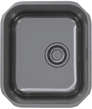 Фото товара: ALVEUS VARIANT MONARCH 40 ANTHRACITE, мойка, нерж.сталь, антрацит (в комплект с выпуском без сифона)