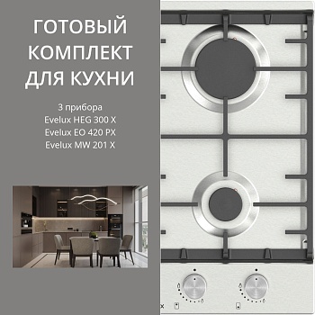 Фото товара: Evelux HEG 300 X + EO 420 PX + MW 201 X