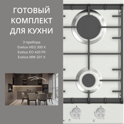 Фото товара: Evelux HEG 300 X + EO 420 PX + MW 201 X