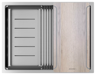 Paulmark NEXT-MULTI SINK 58-L UNI, мойка, нержавеющая сталь брашированная