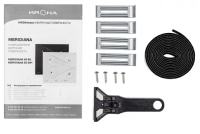 Детальное фото товара: Krona MERIDIANA 60 BL индукционная поверхность