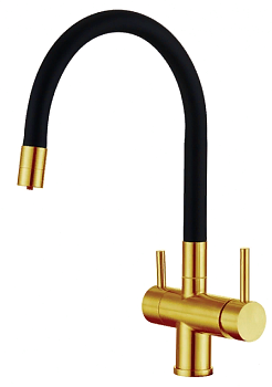 Фото товара: Emar EC-3015 PVD Golden, смеситель, золото