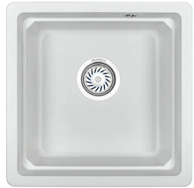 Детальное фото товара: GRANULA 4501U мойка, гранит, арктик (белый)