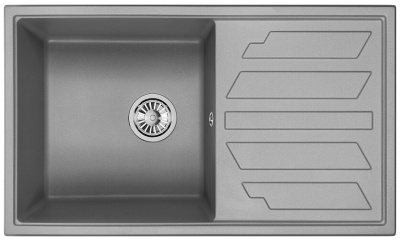 Детальное фото товара: GRANULA 8601 мойка, гранит, алюминиум