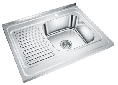 Детальное фото товара: Emar EM-T6080RQ, мойка, нержавеющая сталь