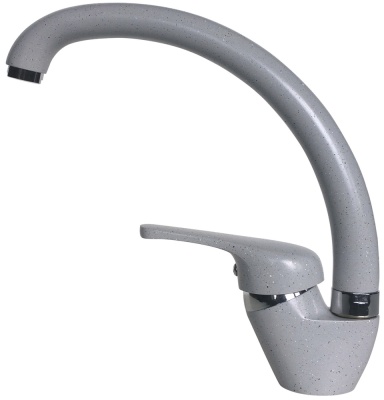 Детальное фото товара: LEX Isonzo Space Gray, смеситель, гранит