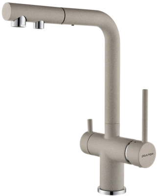 Paulmark SERPENTINE, смеситель, гранит, бежевый