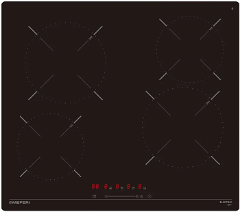 Фото товара: MEFERI MEH604BK LIGHT стеклокерамическая поверхность