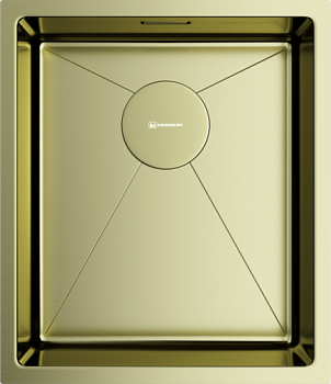 Фото товара: Omoikiri Taki 38-U/IF-LG, мойка, нержавеющая сталь/светлое золото