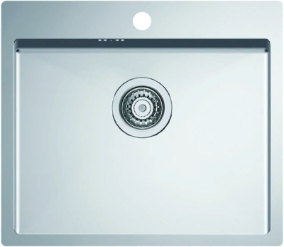 Детальное фото товара: ALVEUS QUARTO 10 BRS-90, мойка, нержавеющая сталь брашированная (в комплекте с сифоном 1130551)