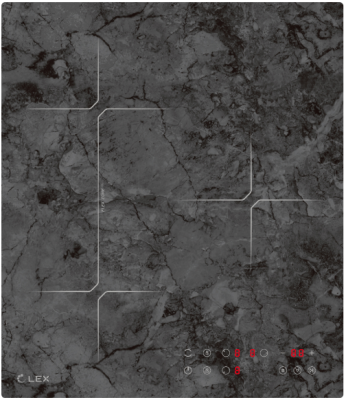 Детальное фото товара: LEX EVI 430 F DS индукционная поверхность