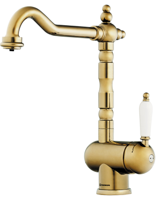 Детальное фото товара: Omoikiri Kyoto 2 Plus-G, смеситель, золото