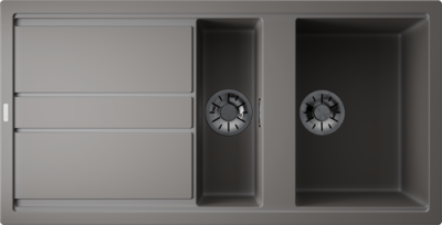 Omoikiri Kitagawa 100-2-GR, мойка, керамика, leningrad grey