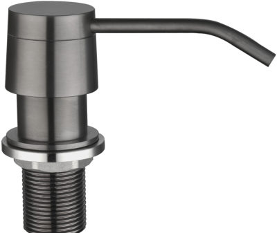 Seaman SSA-011-GL (Gun Light, PVD, satin), дозатор для жидкого мыла, оружейная сталь светлая