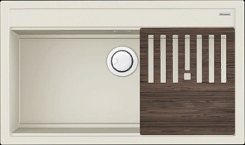 Фото товара: Omoikiri Kitagawa 86-LB-WH, мойка, керамика, белый