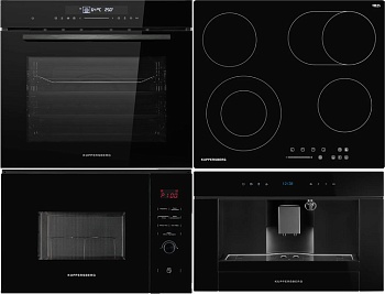 Фото товара: KUPPERSBERG ECS 627 + HT 613 BLACK + HMW 650 BL + KCM 182 BLACK