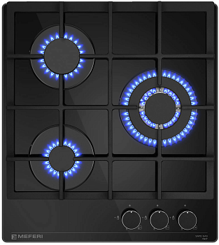 Фото товара: MEFERI MGH453BK GLASS POWER газовая поверхность