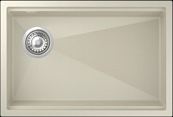 Фото товара: Rivelato LINO LN-654-L beige scuro, мойка, гранит, тёмно-бежевый