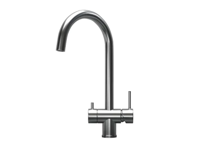 GRANULA 7104 смеситель, нержавеющая сталь, сталь сатин