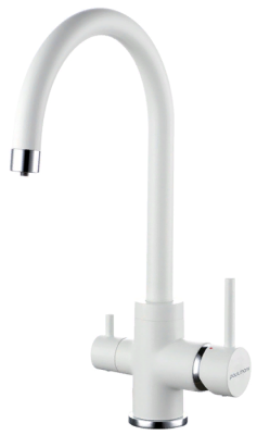 Детальное фото товара: Paulmark ESSEN, смеситель, белый матовый