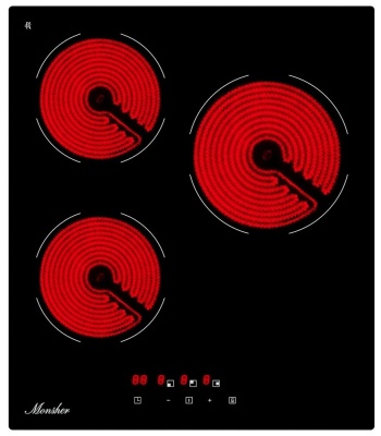 Детальное фото товара: Monsher MHE 43 стеклокерамическая поверхность