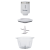 Korting KFP 0204 W Детальное фото товара: Korting KFP 0204 W