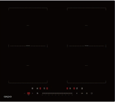 Детальное фото товара: AKPO PIA 6094122FZ-2 BL индукционная поверхность