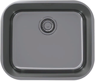ALVEUS VARIANT MONARCH 10 ANTHRACITE, мойка, нерж. сталь, антрацит (в компл. с выпуском без сифона)