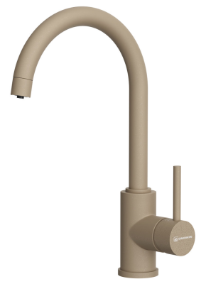 Детальное фото товара: Omoikiri Shinagawa 2 Plus-CA, смеситель, гранит, карамель