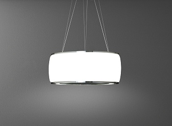 Фото товара: Falmec SOFFIO IS 58 White Satin Glass