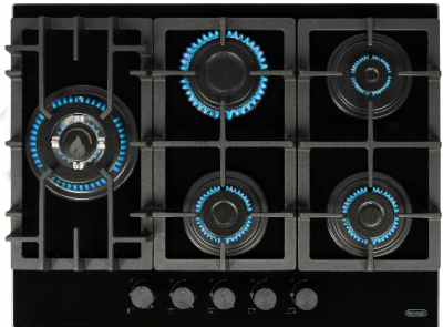 Детальное фото товара: DeLonghi GERMANA 7GW NB газовая поверхность