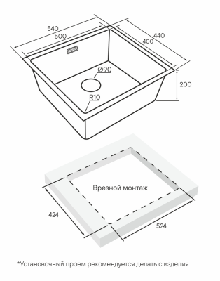 Схема встраивания