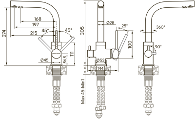Схема встраивания