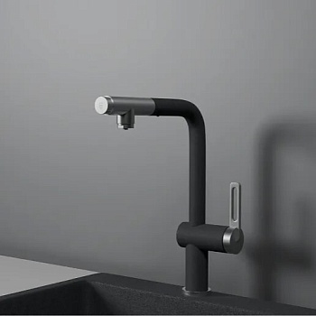 Фото товара: GRANULA 8169 смеситель, гранит, графит