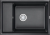 GRANULA 7305 мойка, гранит, черный Детальное фото товара: GRANULA 7305 мойка, гранит, черный