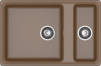 Фото товара: GranFest LEVEL GF-LV-760K, мойка, мрамор, терракот