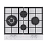 LEX GVG 644 T WH Фото товара: LEX GVG 644 T WH газовая поверхность